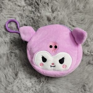 4/$25 Plush Kuromi Coin Purse With‎ Clip